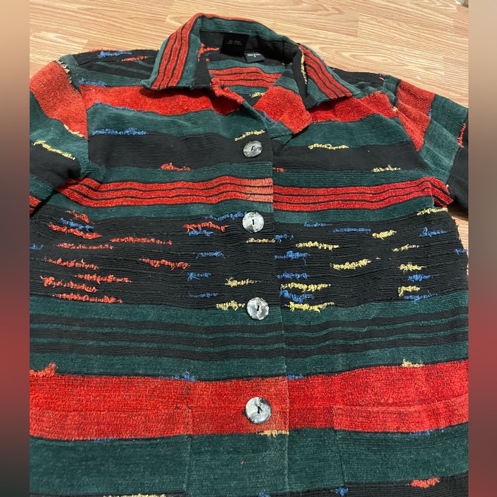 Daniel K Dk Multicolor Button Up Jacket - image 2